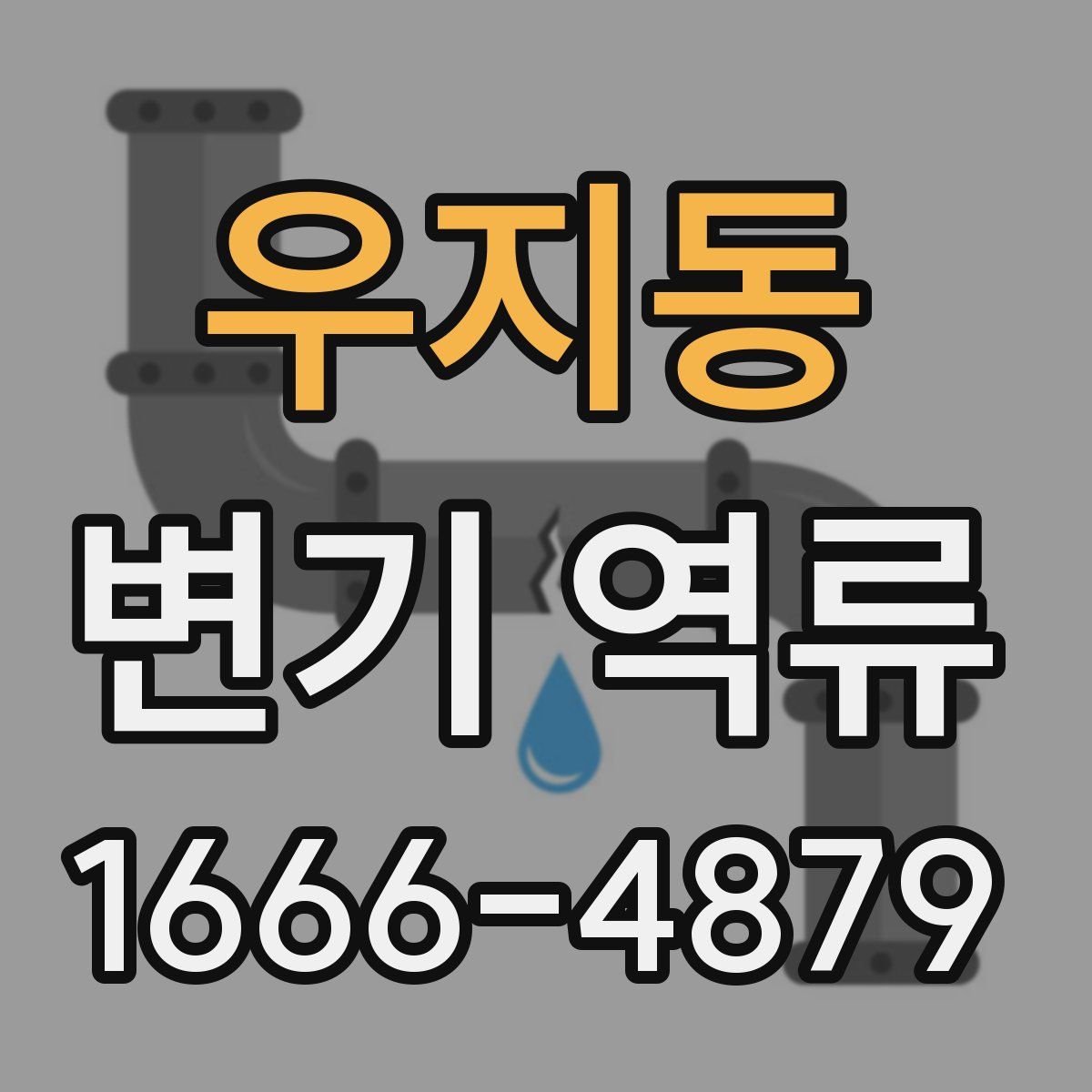 우지동 변기 역류