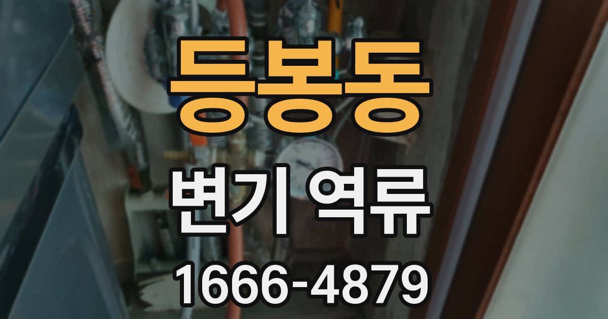 등봉동 변기 역류