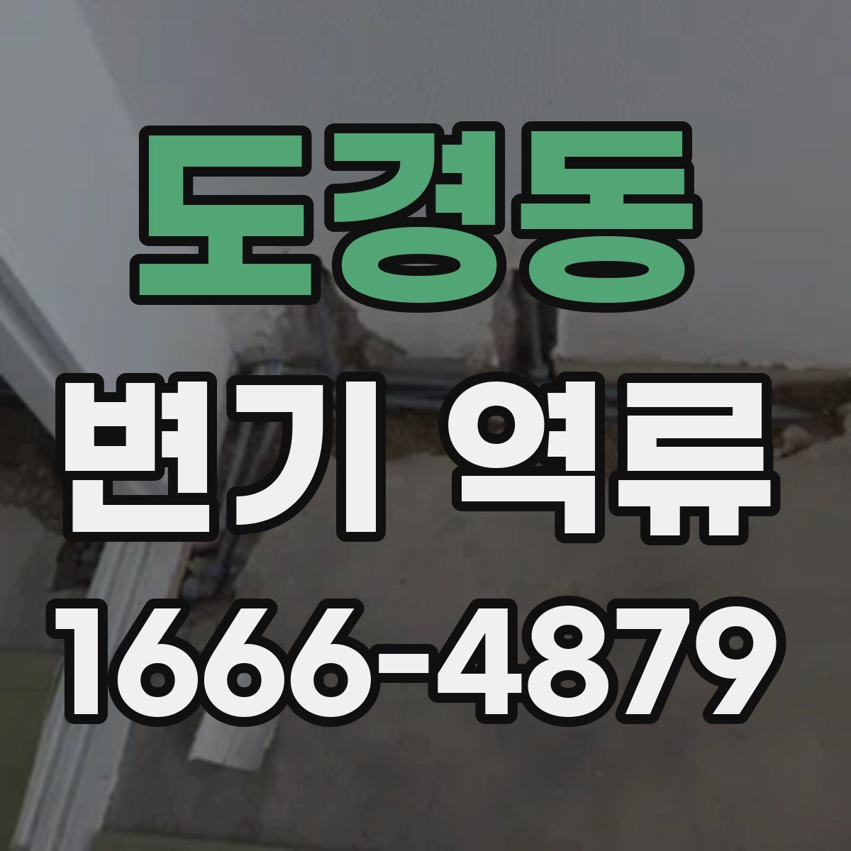 도경동 변기 역류