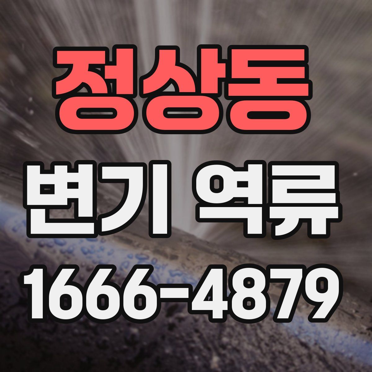 정상동 변기 역류