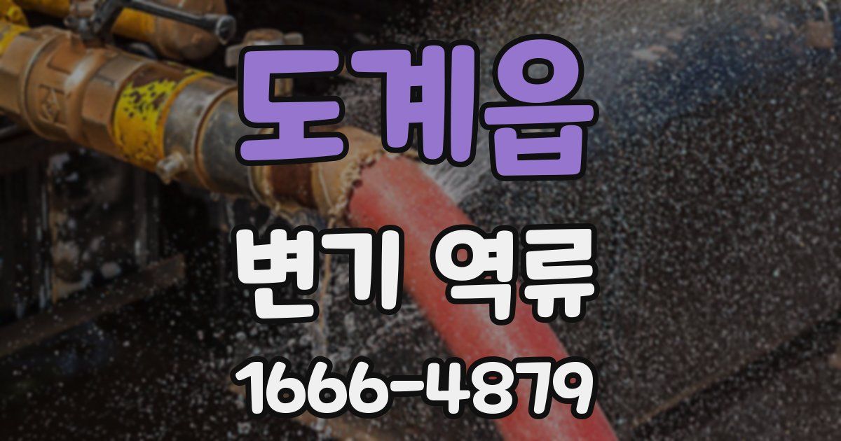 도계읍 변기 역류