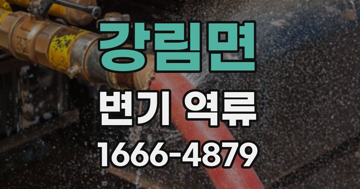 강림면 변기 역류