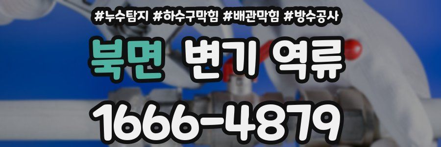 북면 변기 역류