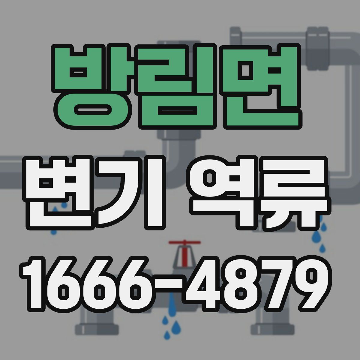 방림면 변기 역류
