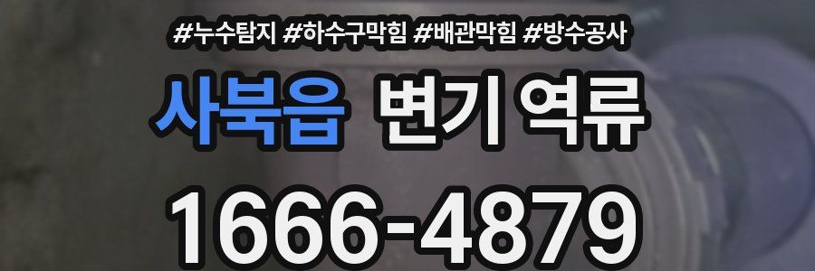 사북읍 변기 역류