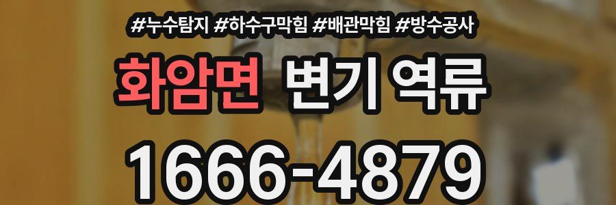 화암면 변기 역류