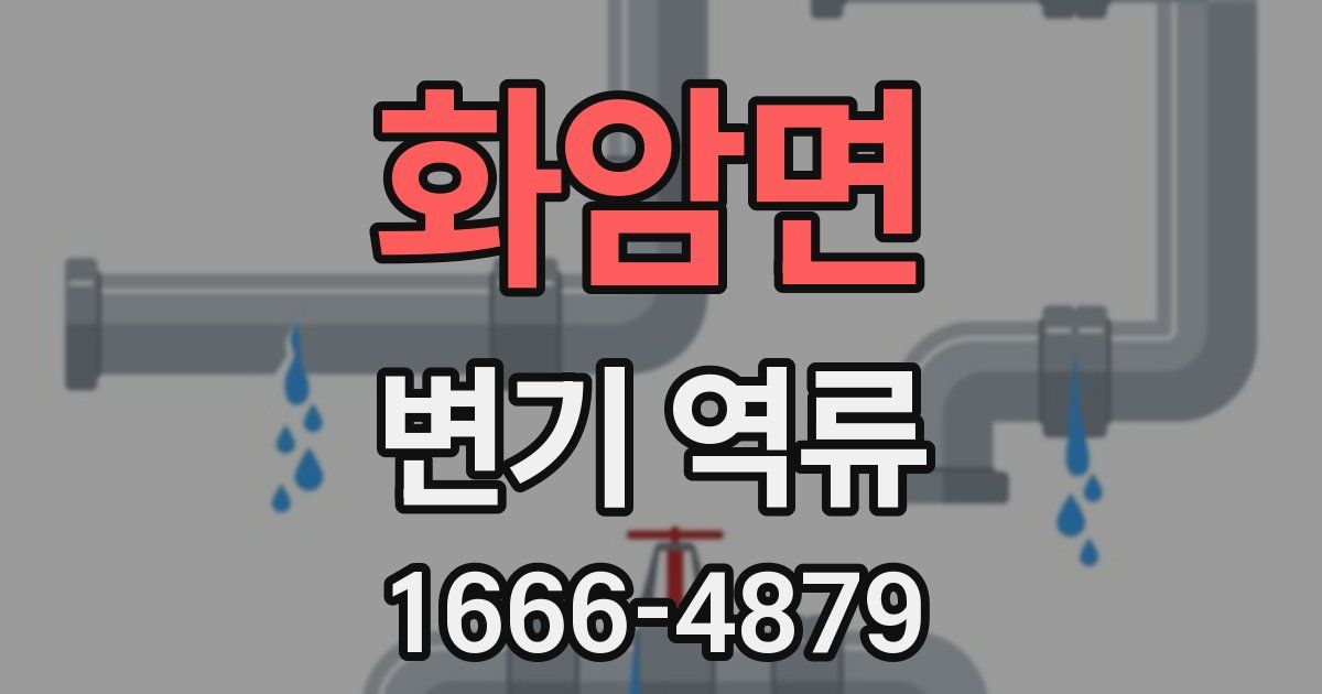 화암면 변기 역류
