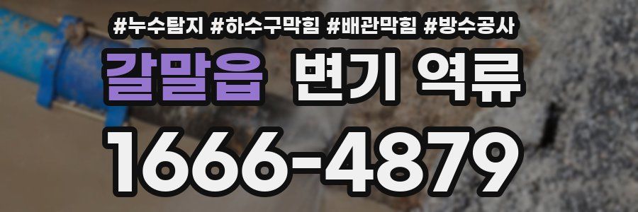 갈말읍 변기 역류