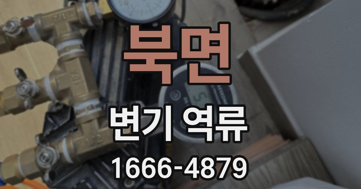 북면 변기 역류