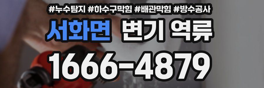서화면 변기 역류