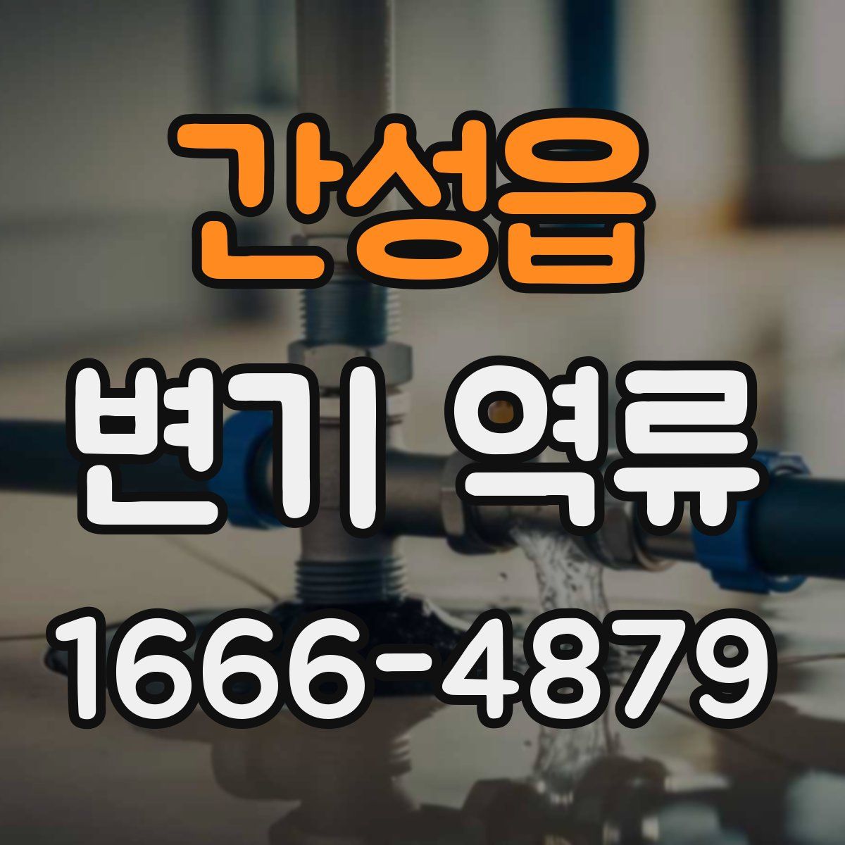 간성읍 변기 역류