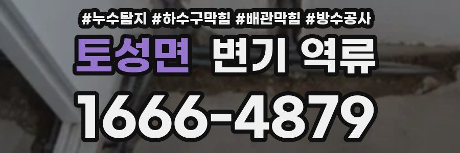 토성면 변기 역류
