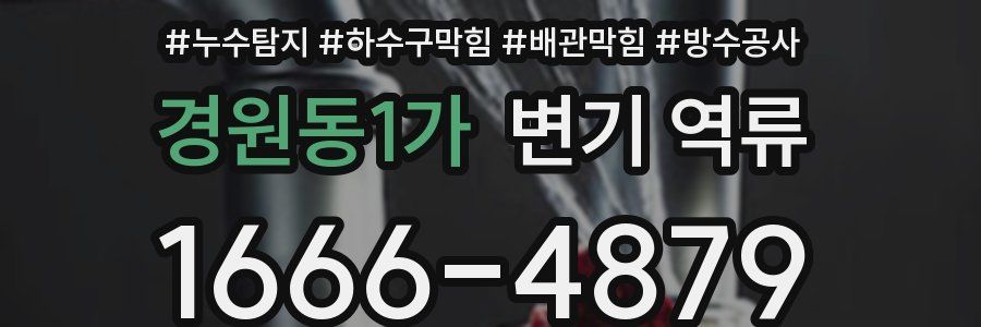 경원동1가 변기 역류