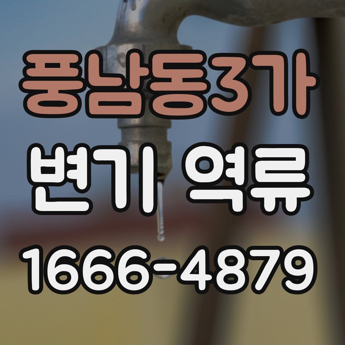 풍남동3가 변기 역류