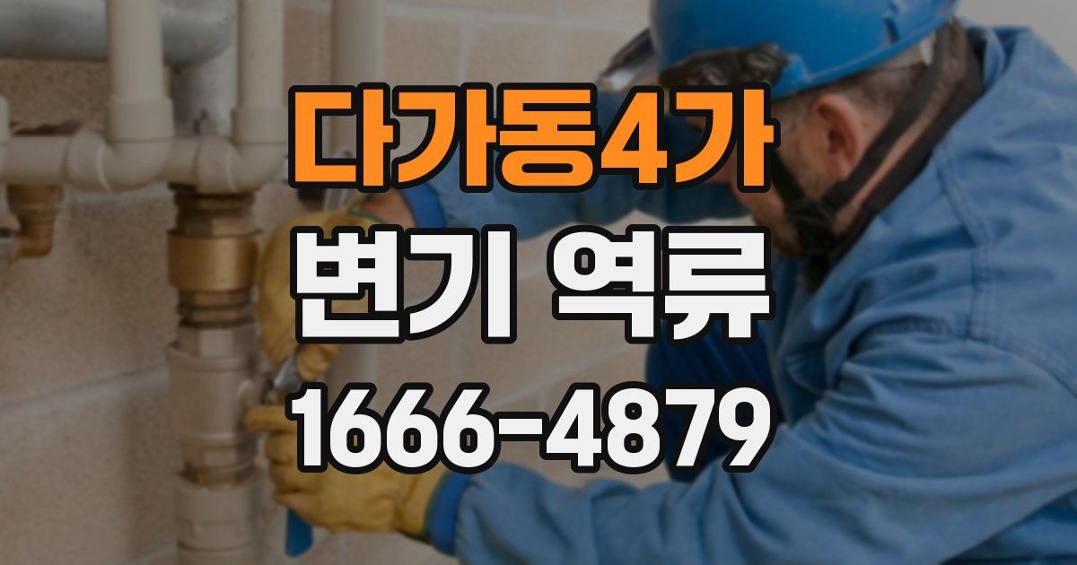 다가동4가 변기 역류