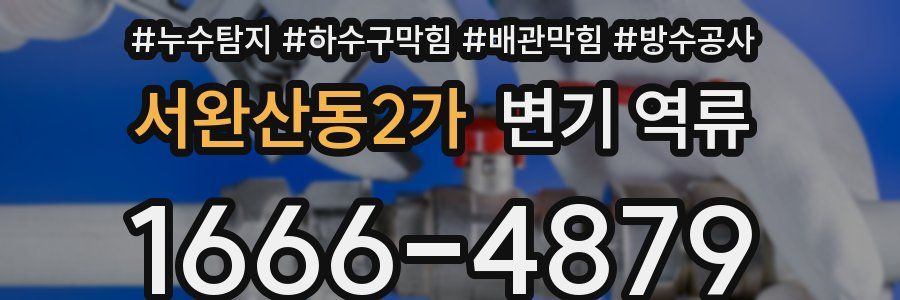 서완산동2가 변기 역류
