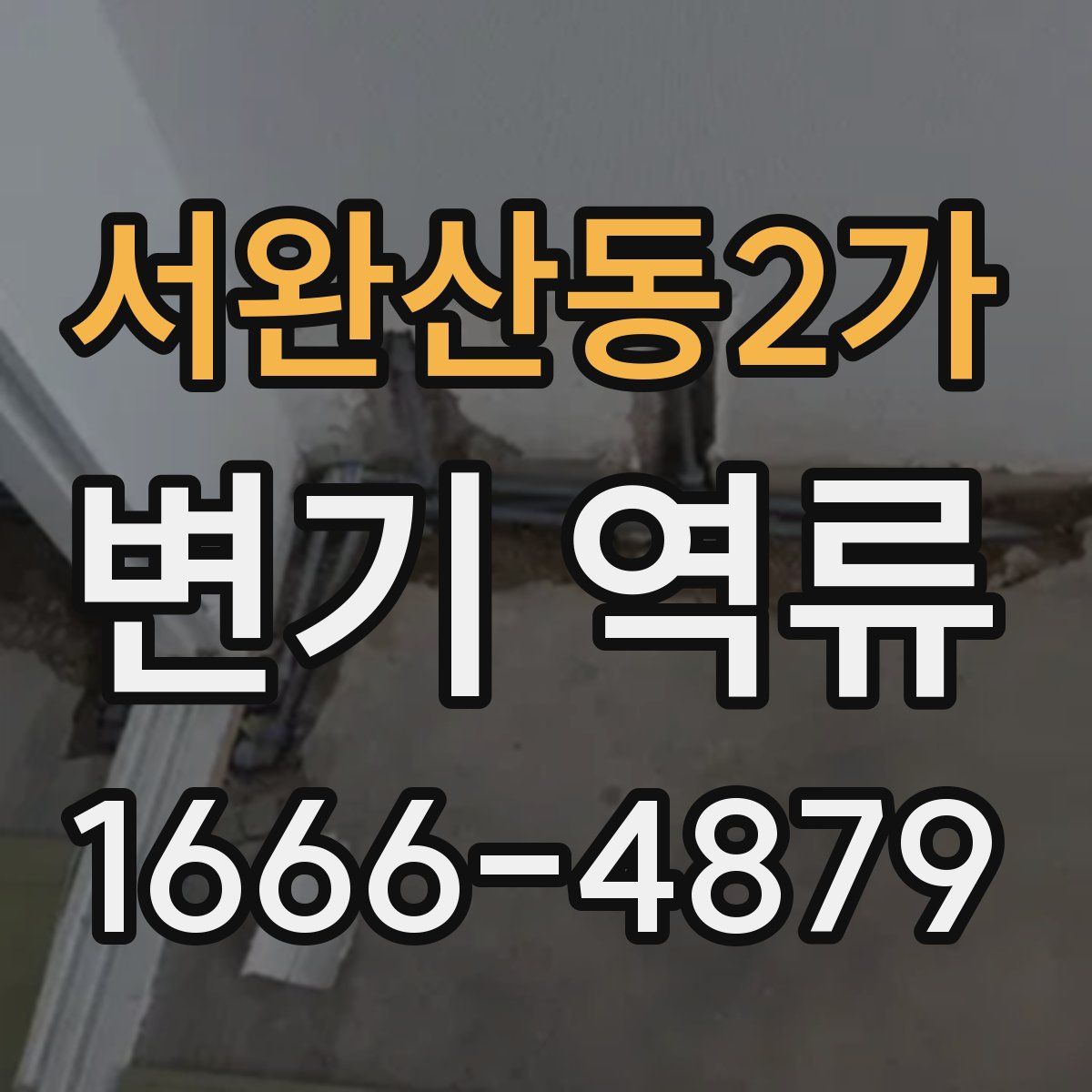 서완산동2가 변기 역류
