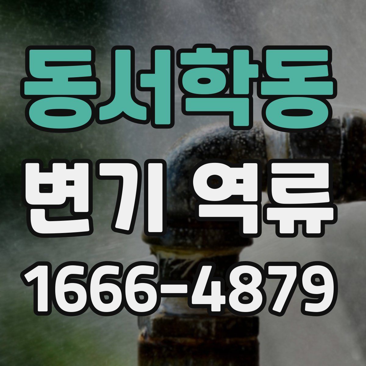 동서학동 변기 역류