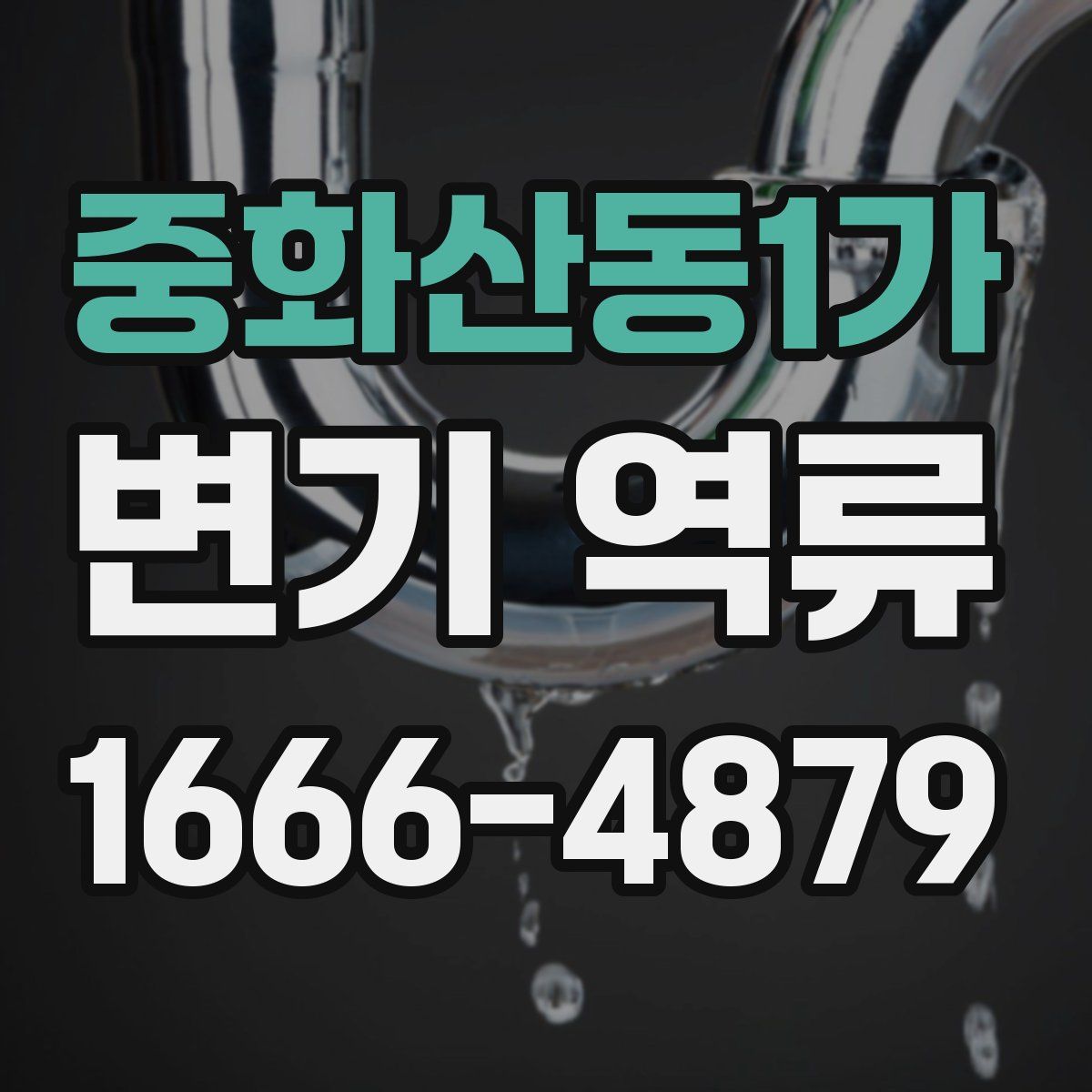 중화산동1가 변기 역류