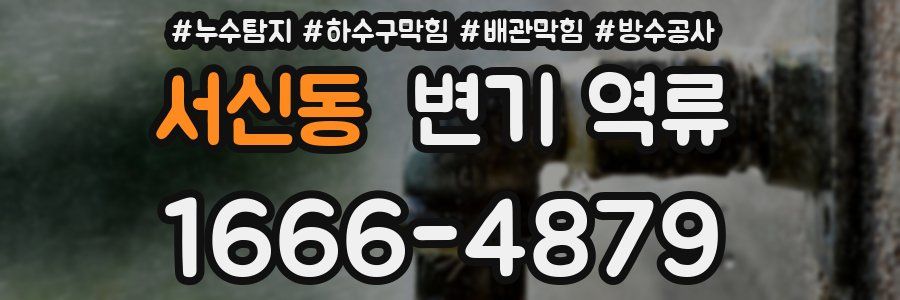 서신동 변기 역류