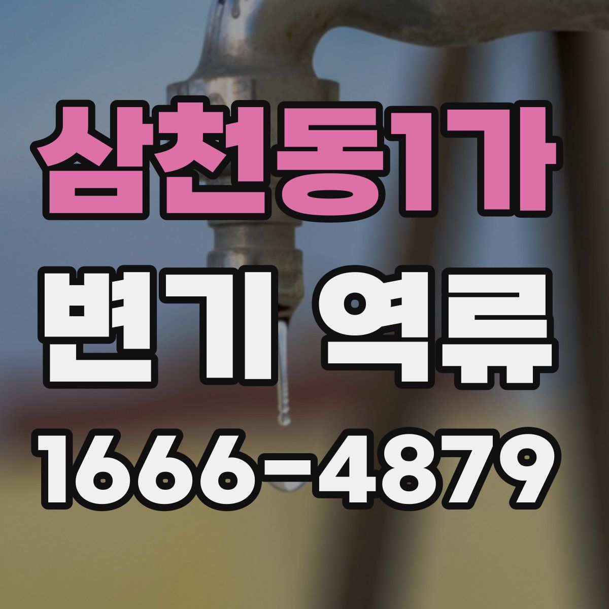 삼천동1가 변기 역류