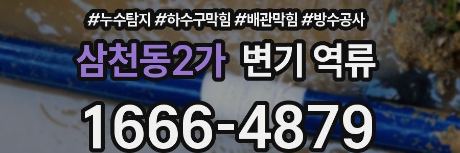 삼천동2가 변기 역류
