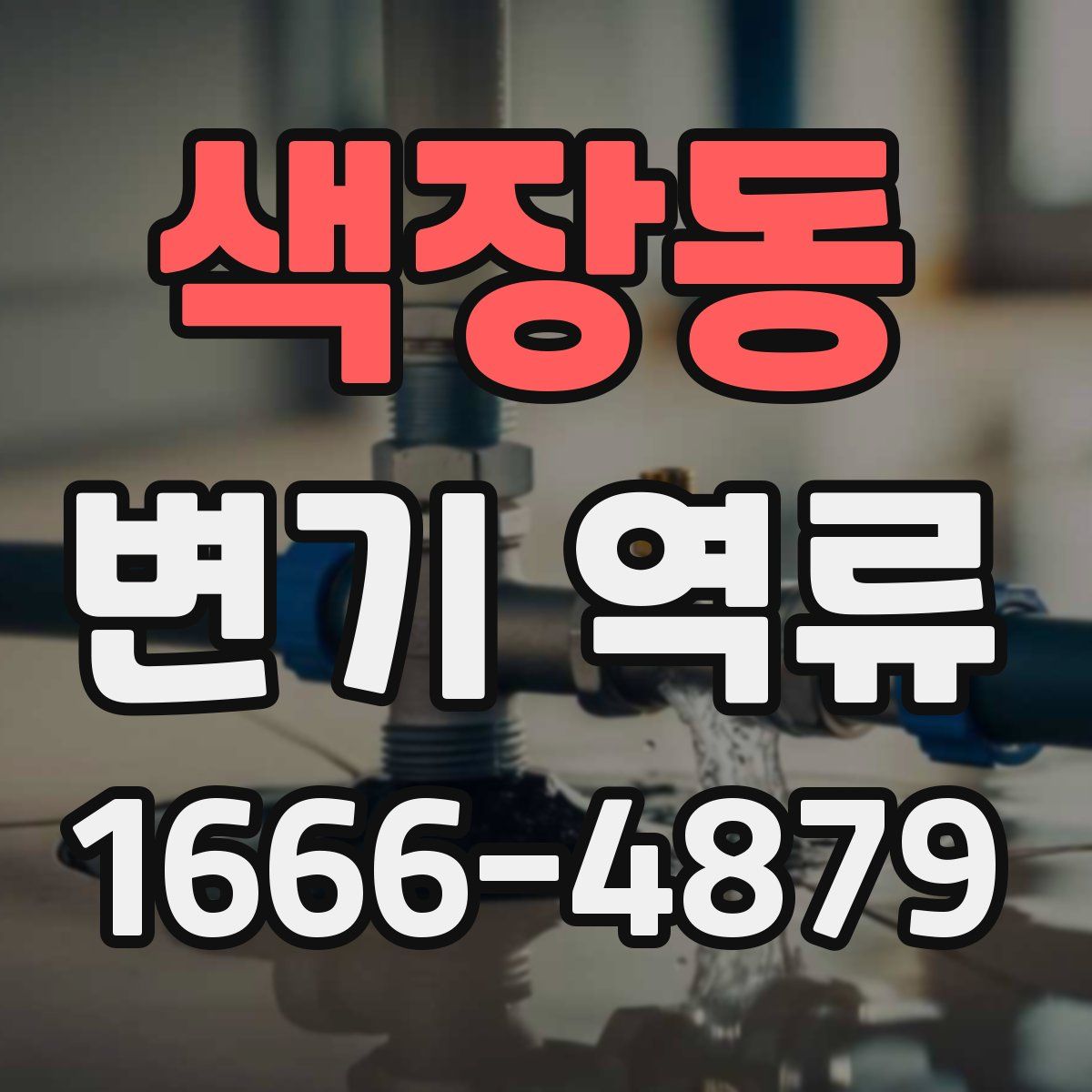 색장동 변기 역류