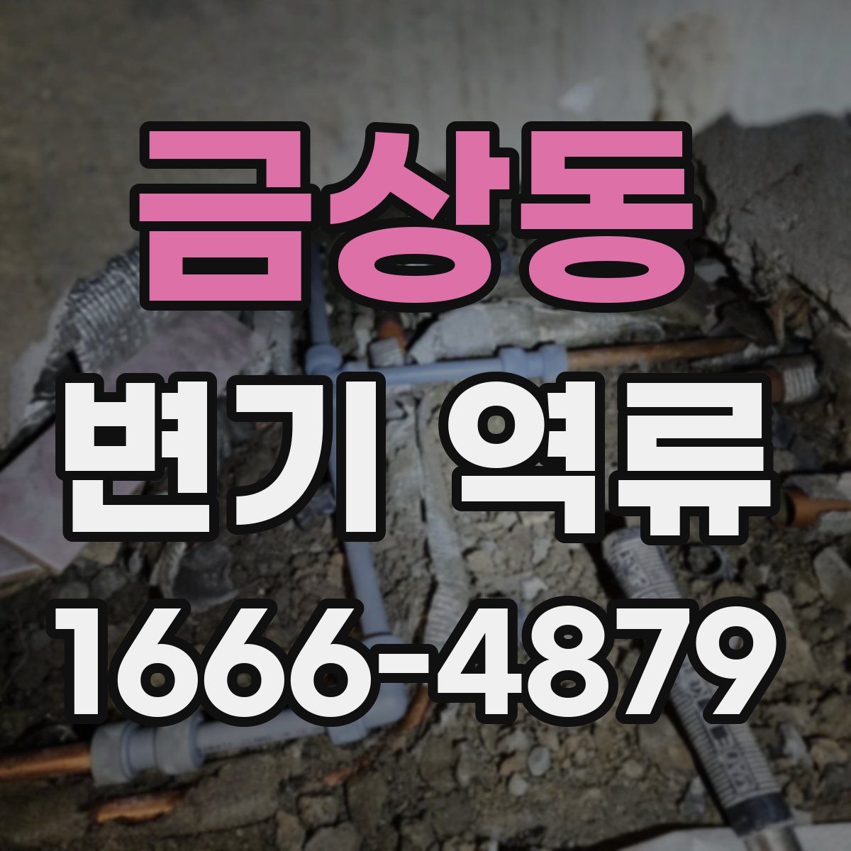 금상동 변기 역류
