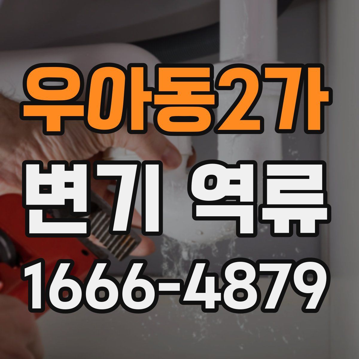 우아동2가 변기 역류