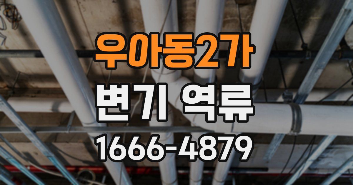 우아동2가 변기 역류