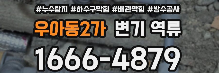 우아동2가 변기 역류