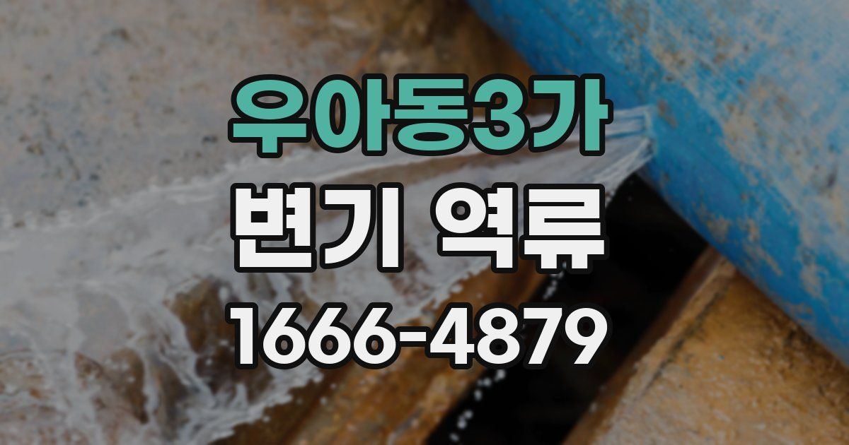 우아동3가 변기 역류