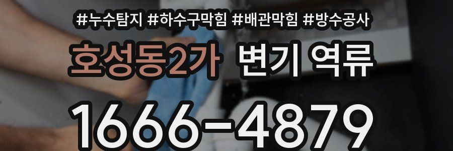 호성동2가 변기 역류