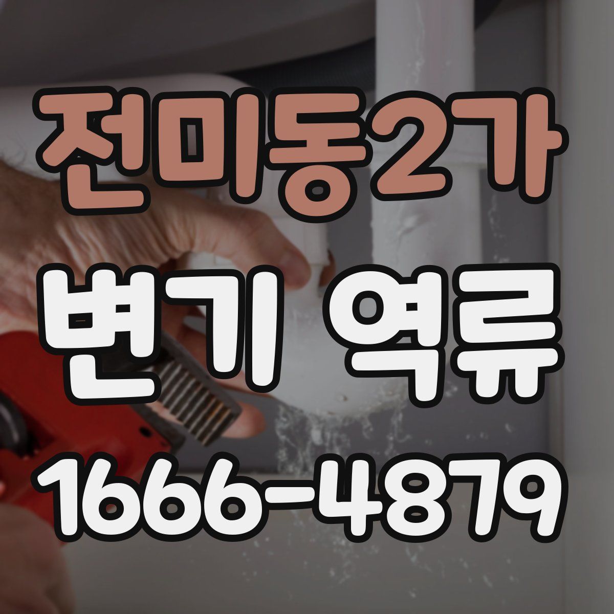 전미동2가 변기 역류