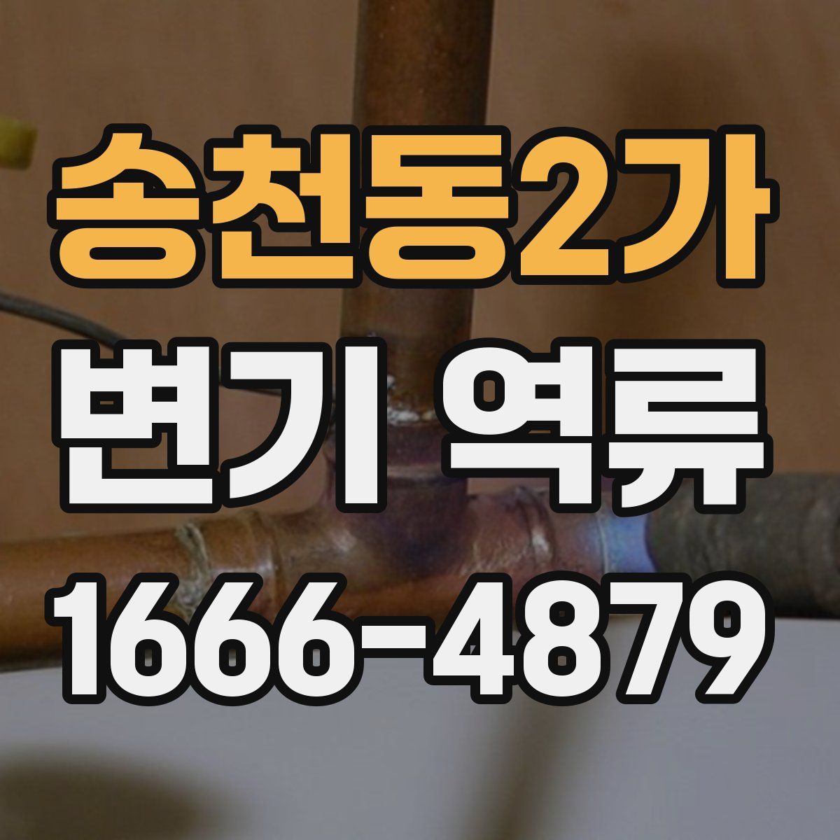 송천동2가 변기 역류