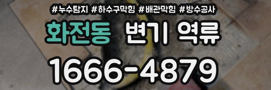 화전동 변기 역류