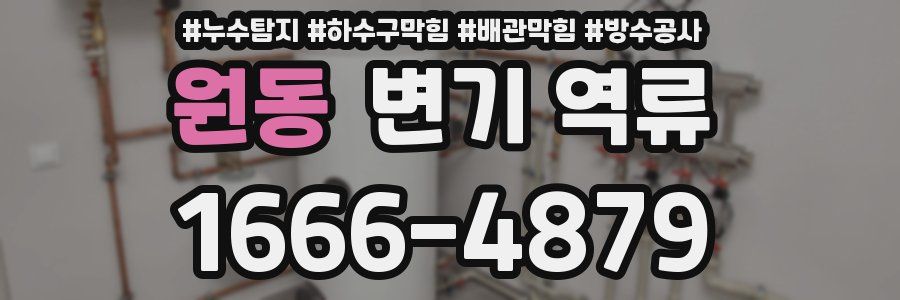 원동 변기 역류