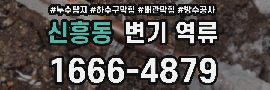 신흥동 변기 역류