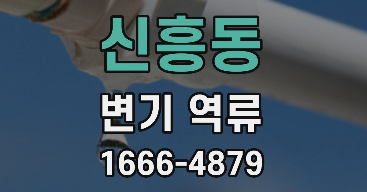 신흥동 변기 역류