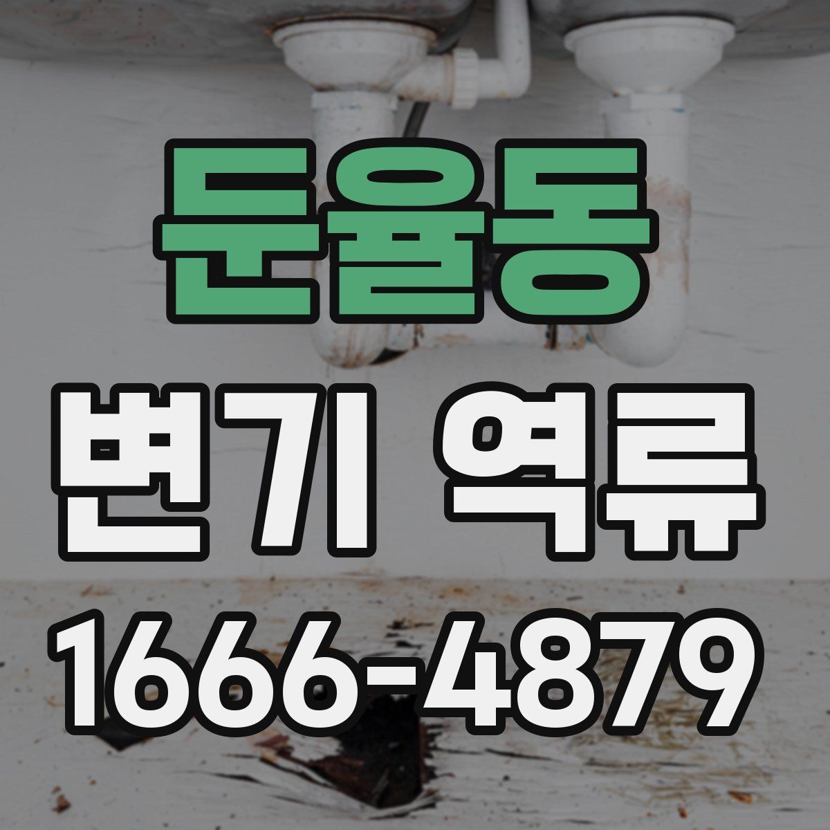둔율동 변기 역류