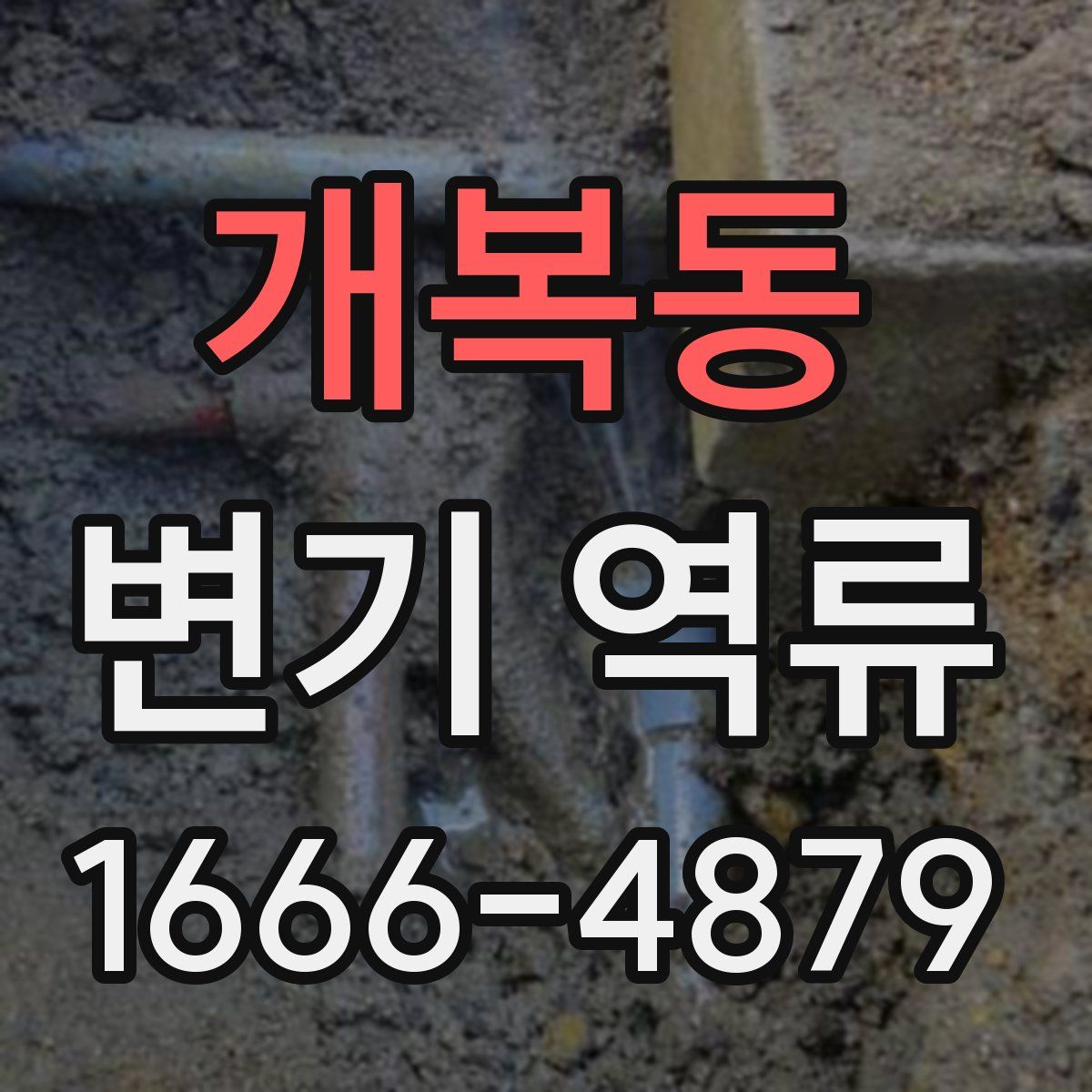 개복동 변기 역류