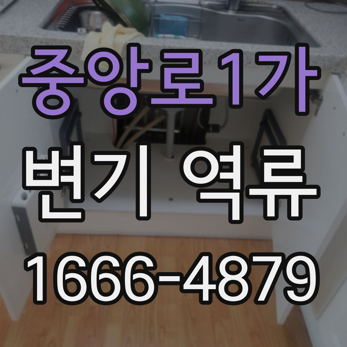 중앙로1가 변기 역류