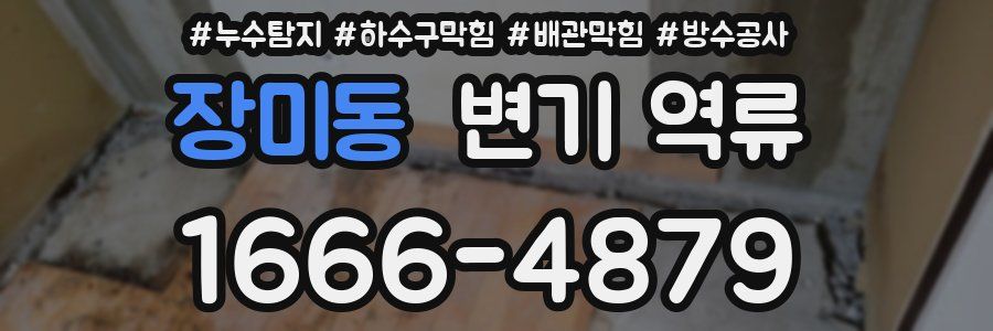 장미동 변기 역류