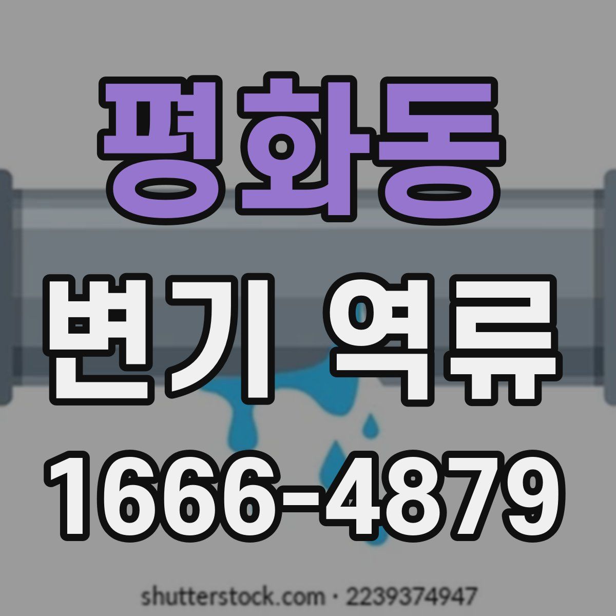 평화동 변기 역류