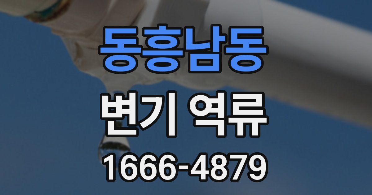 동흥남동 변기 역류
