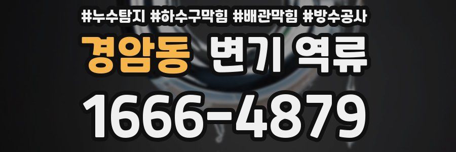 경암동 변기 역류