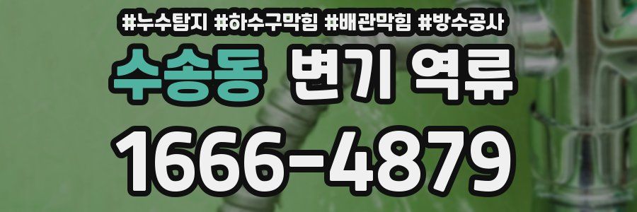 수송동 변기 역류