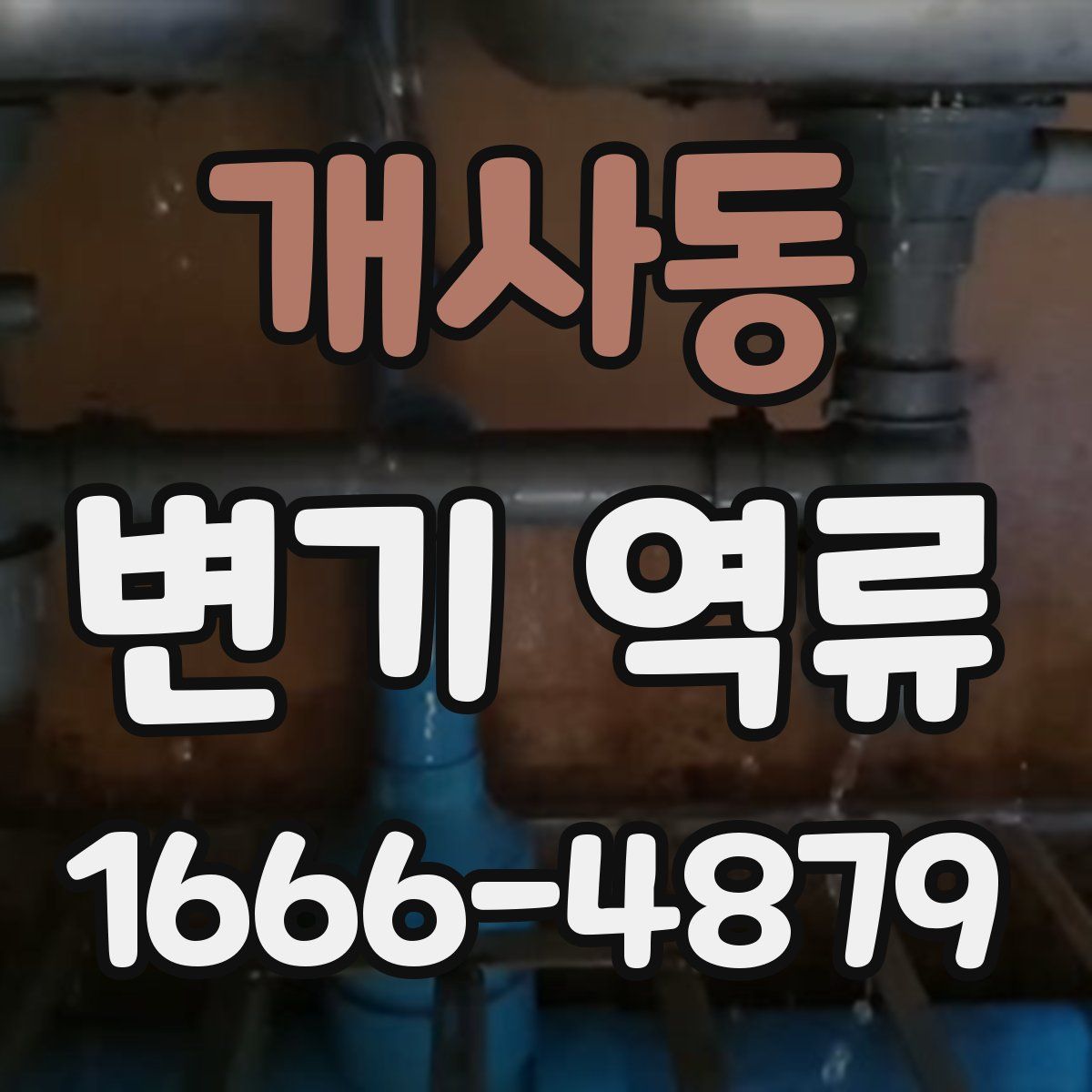 개사동 변기 역류