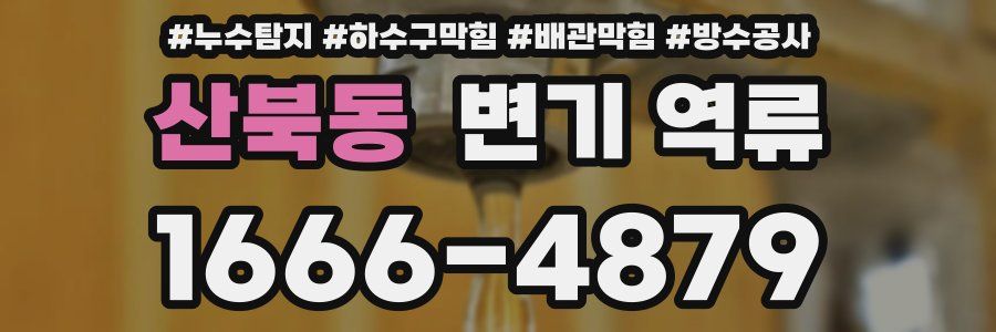 산북동 변기 역류