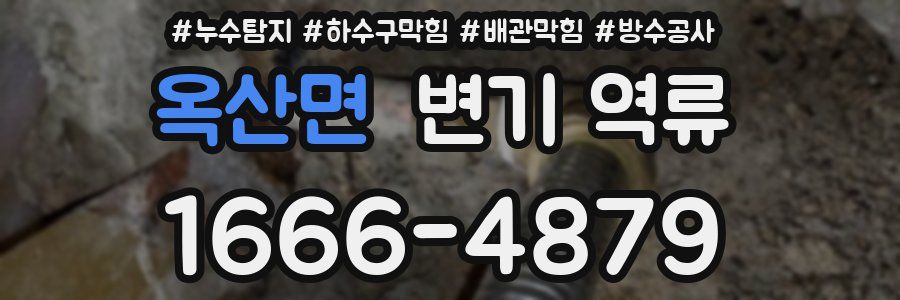 옥산면 변기 역류